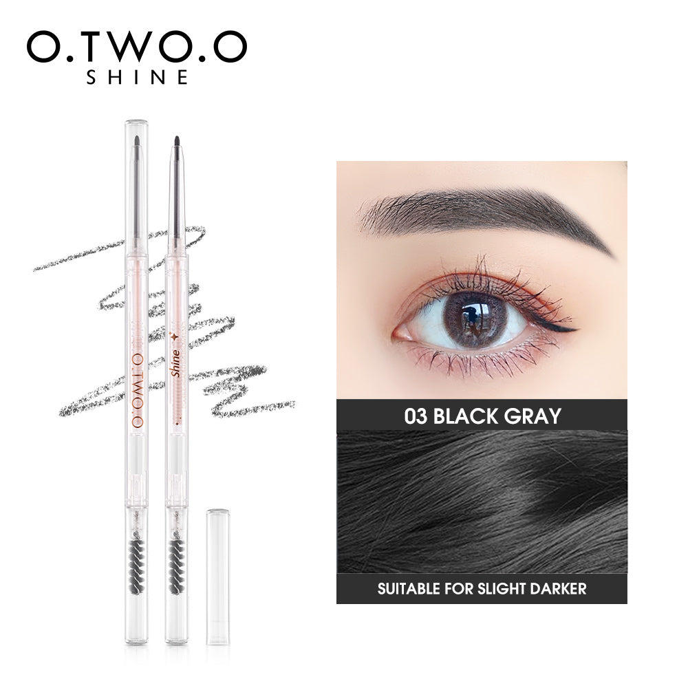 O.TWO.O SHINE Series 3 Colors Charming Slender Painter Eyebrow Pencil