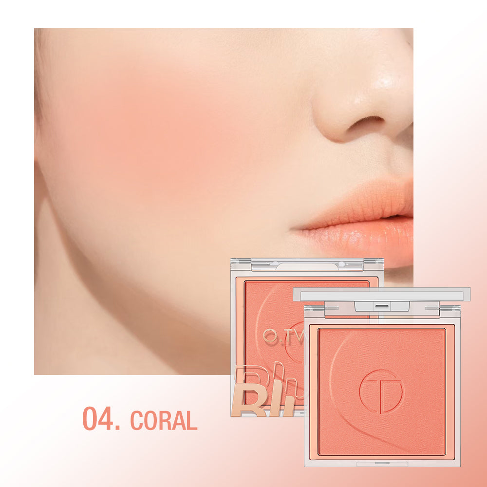 O.TWO.O High Pigment 6 Color Blush Pallete Powder
