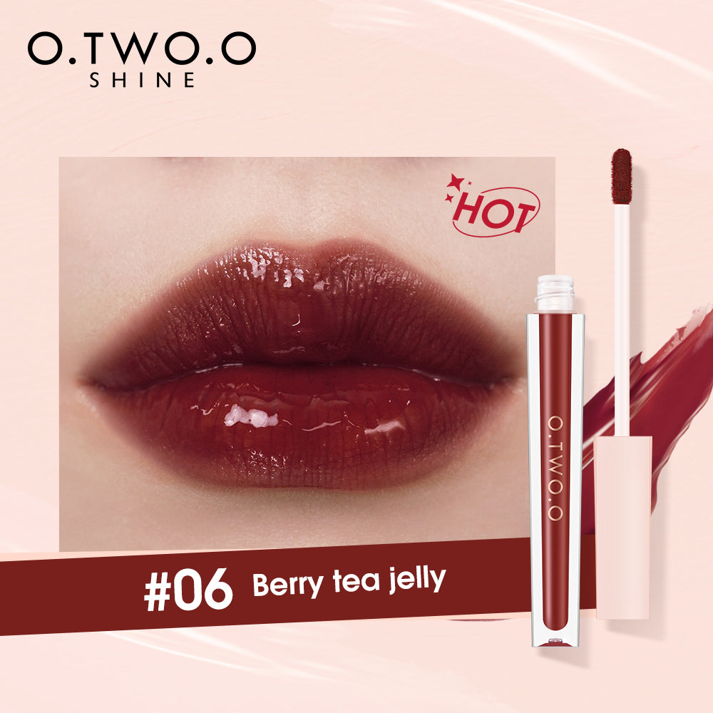 O.TWO.O SHINE Series 6 Colors Mirror and Smooth Lip Glaze