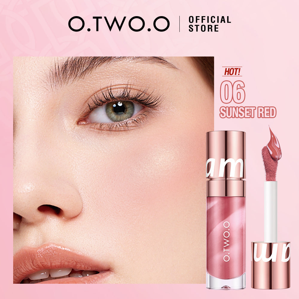 O.TWO.O Marble Texture Natrual Color Lasting Liquid Blush