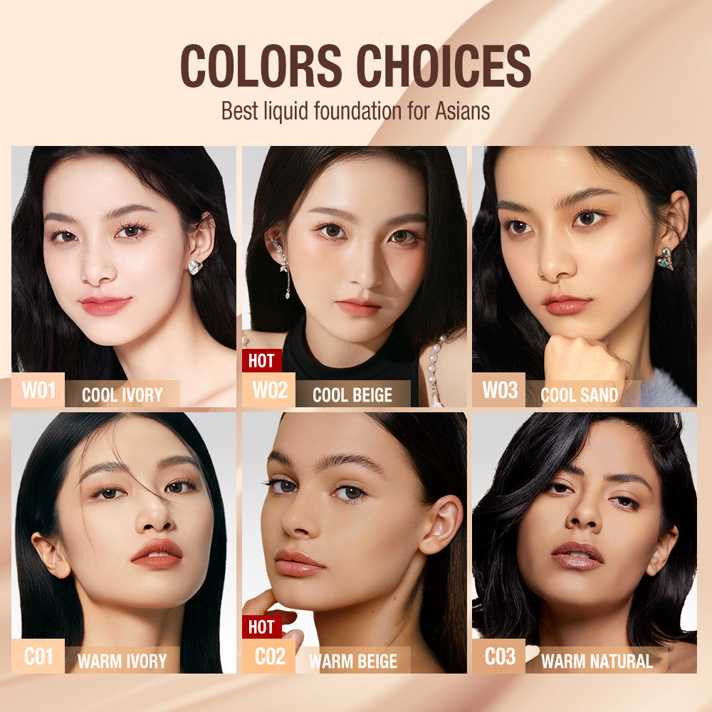 O.TWO.O Matt Finish Coverage Liquid Foundation