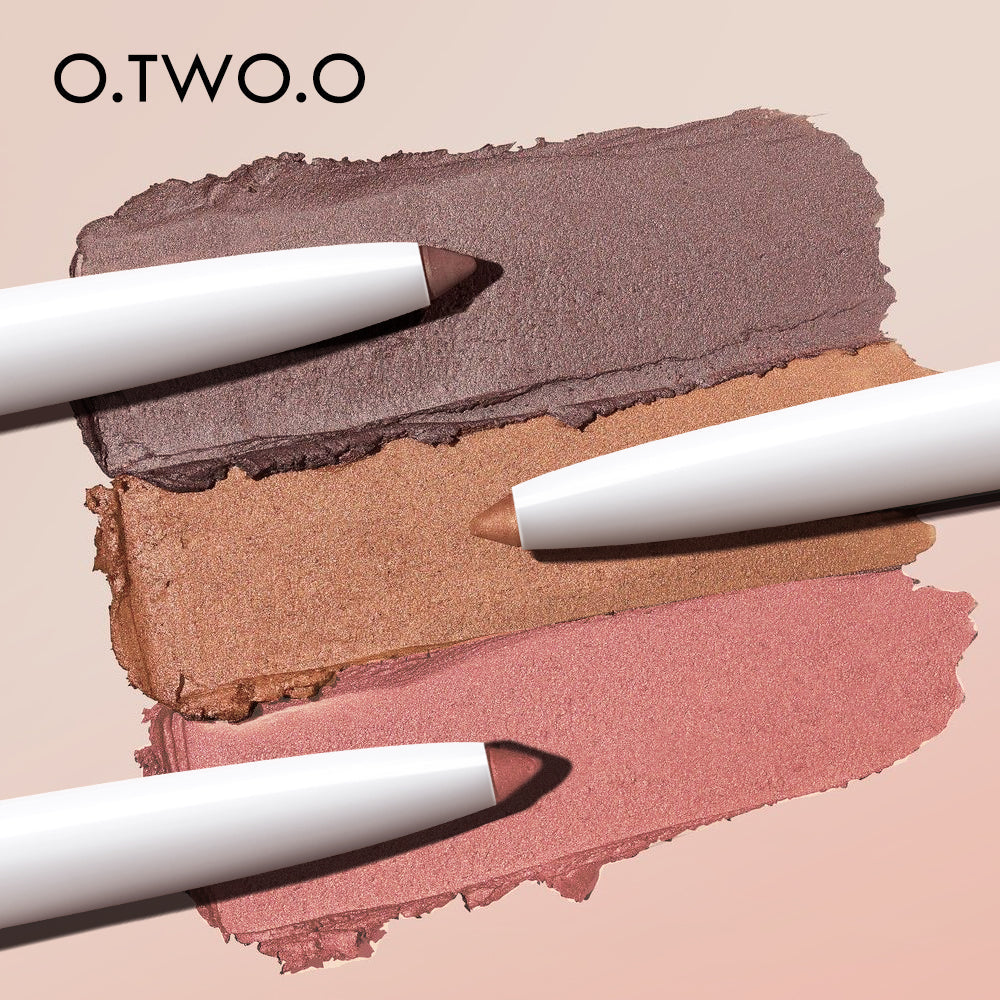 O.TWO.O New Arrival 12 Colors Eye Shadow Pencil Multi-Effect Eyeshadow Stick