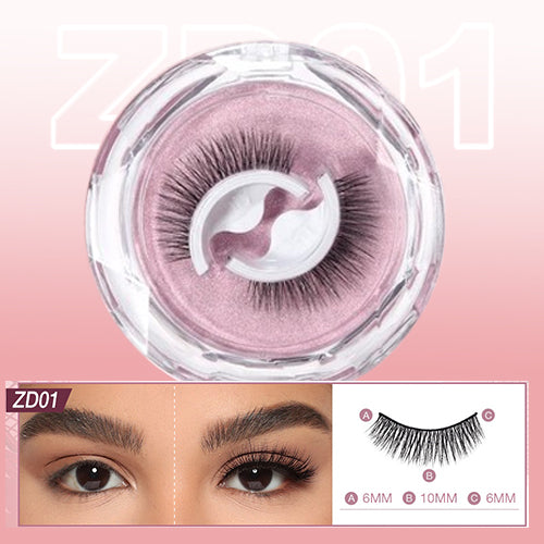 Natural Look Fiber Self Adhesive Lashes