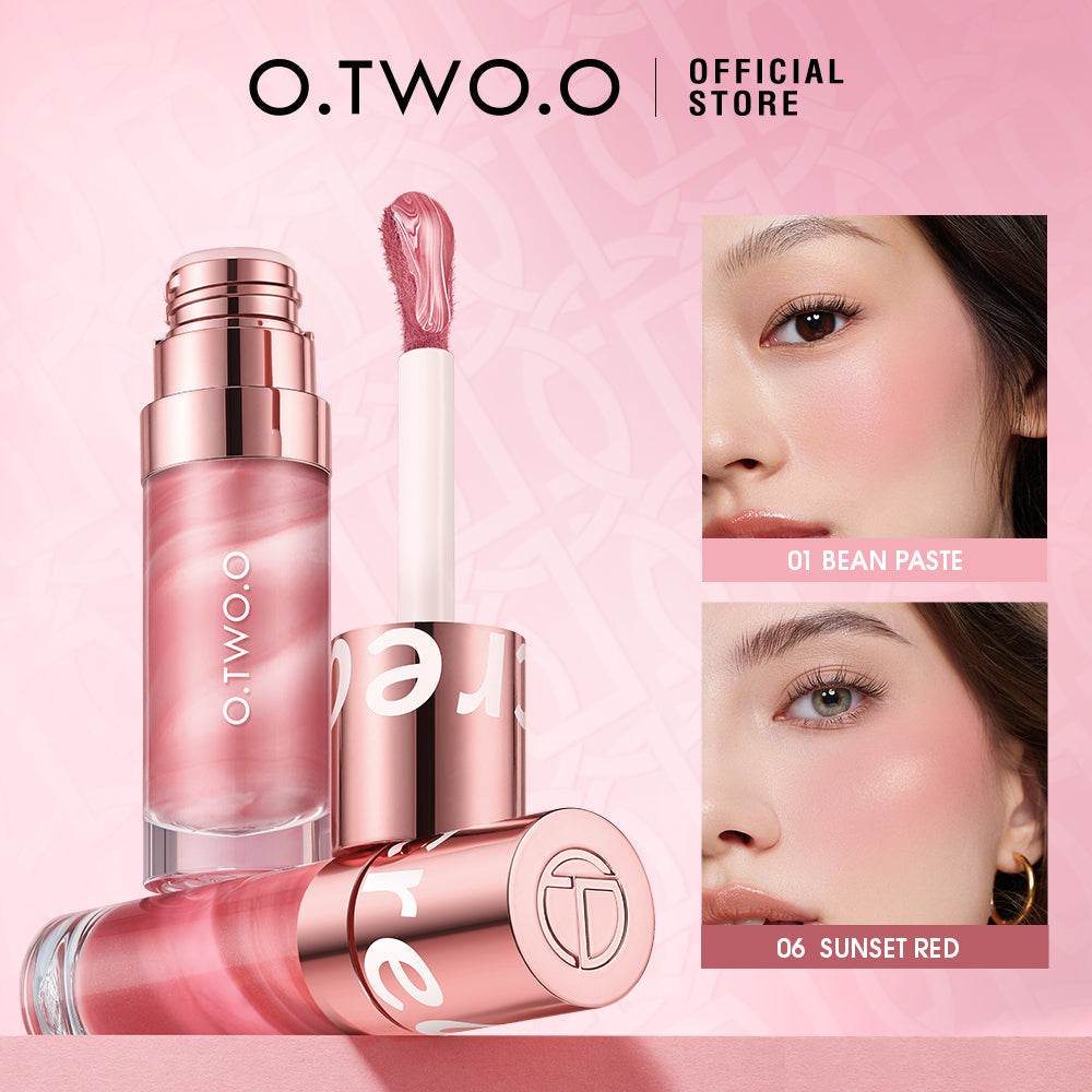 O.TWO.O Marble Texture Natrual Color Lasting Liquid Blush