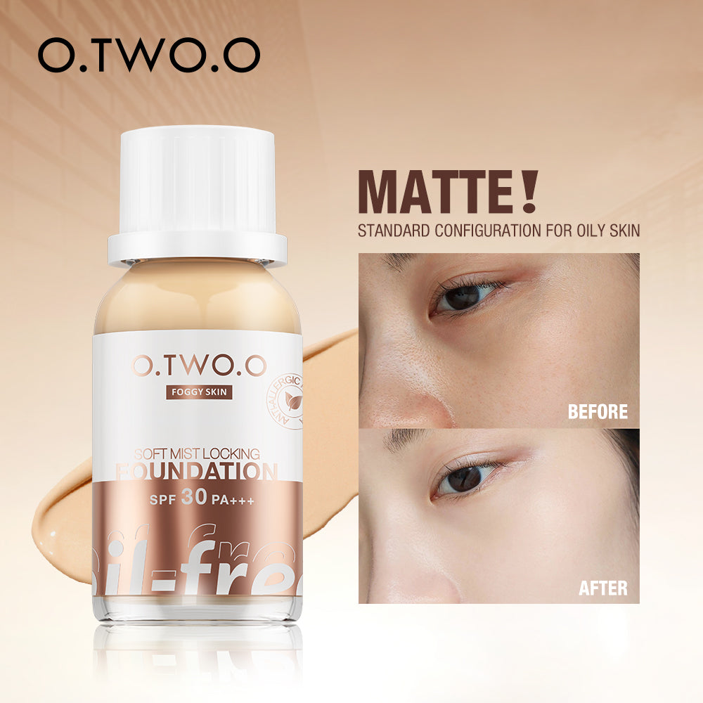 O.TWO.O Matt Finish Coverage Liquid Foundation