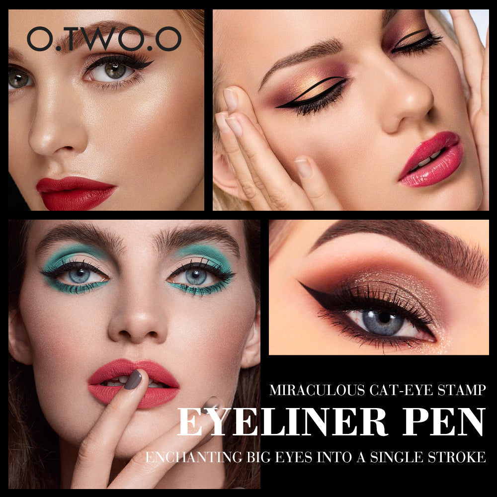 O.TWO.O 2 in 1 Stamp Eyeliner with Sponge Head Big Eyeliner