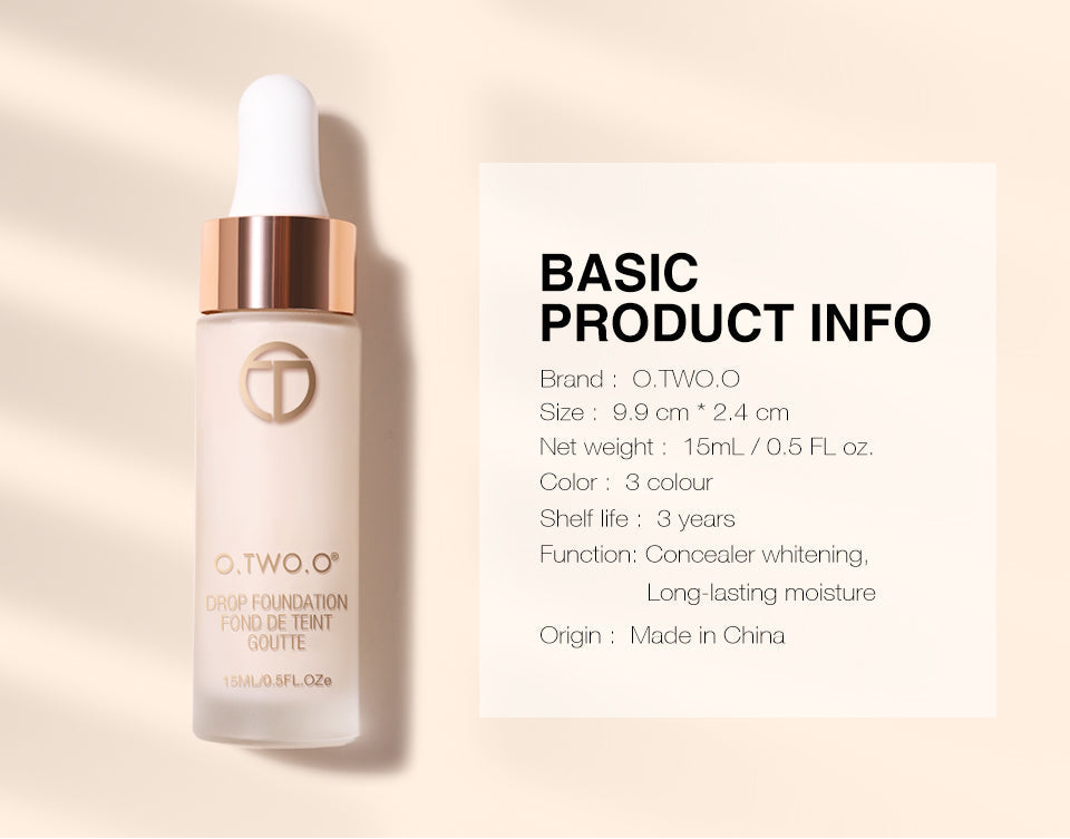 O.TWO.O Oil Control Full Coverage Liquid Foundation