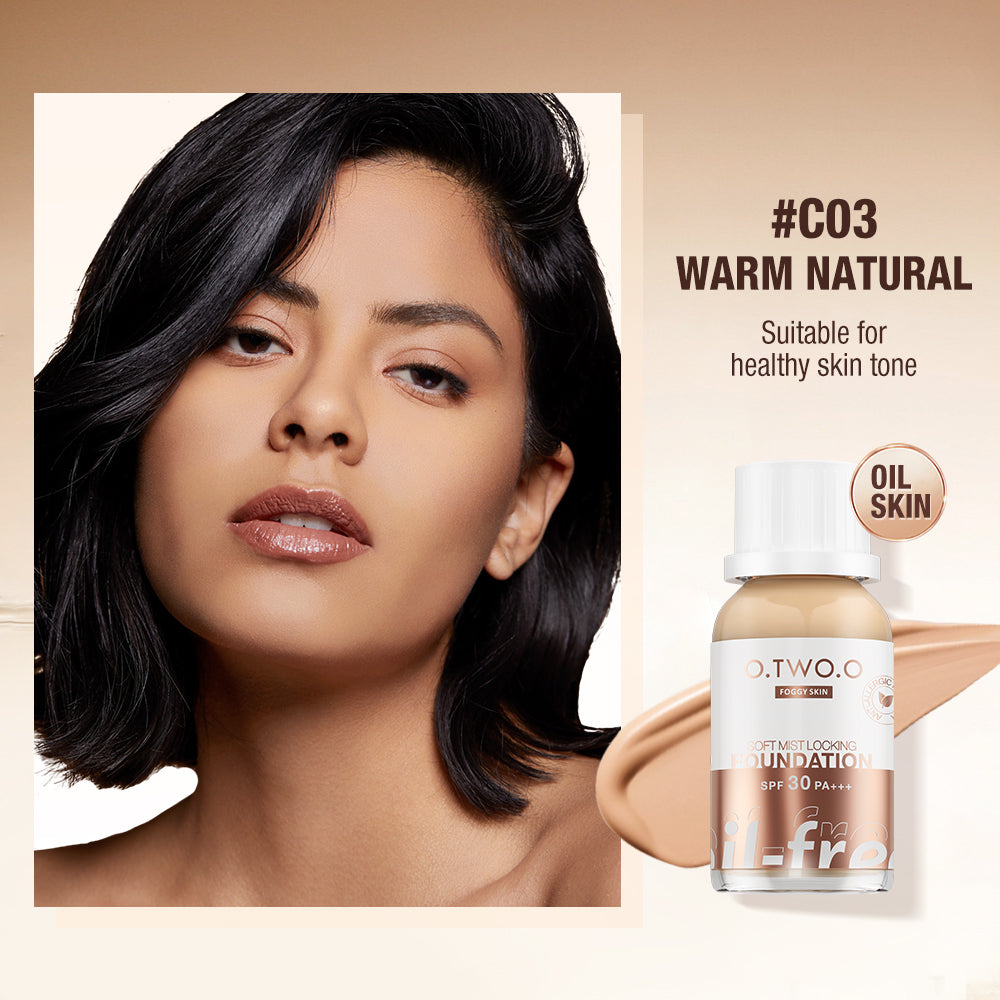 O.TWO.O Matt Finish Coverage Liquid Foundation