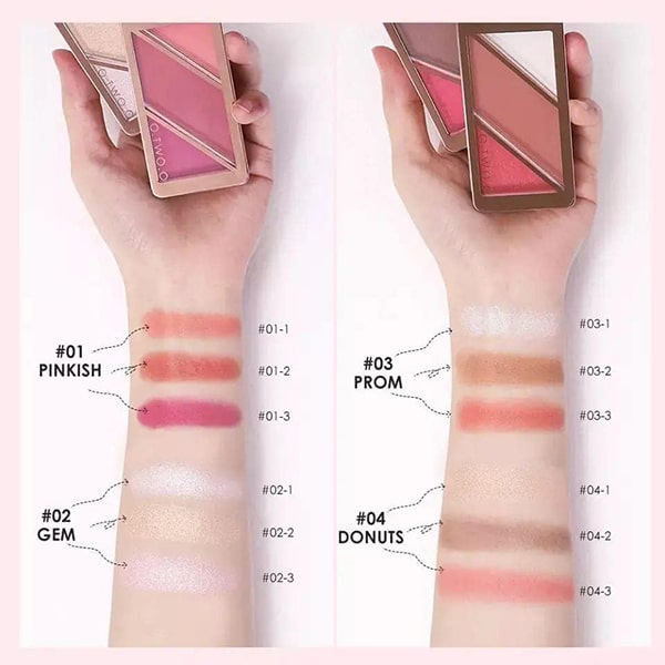 O.TWO.O 3in1 Sweet Heart Palette