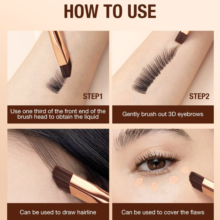 Hairlike Eyebrow Drawing Brush