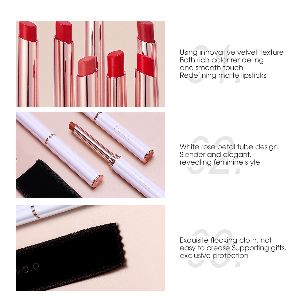 O.TWO.O Matte Lipstick thin tube