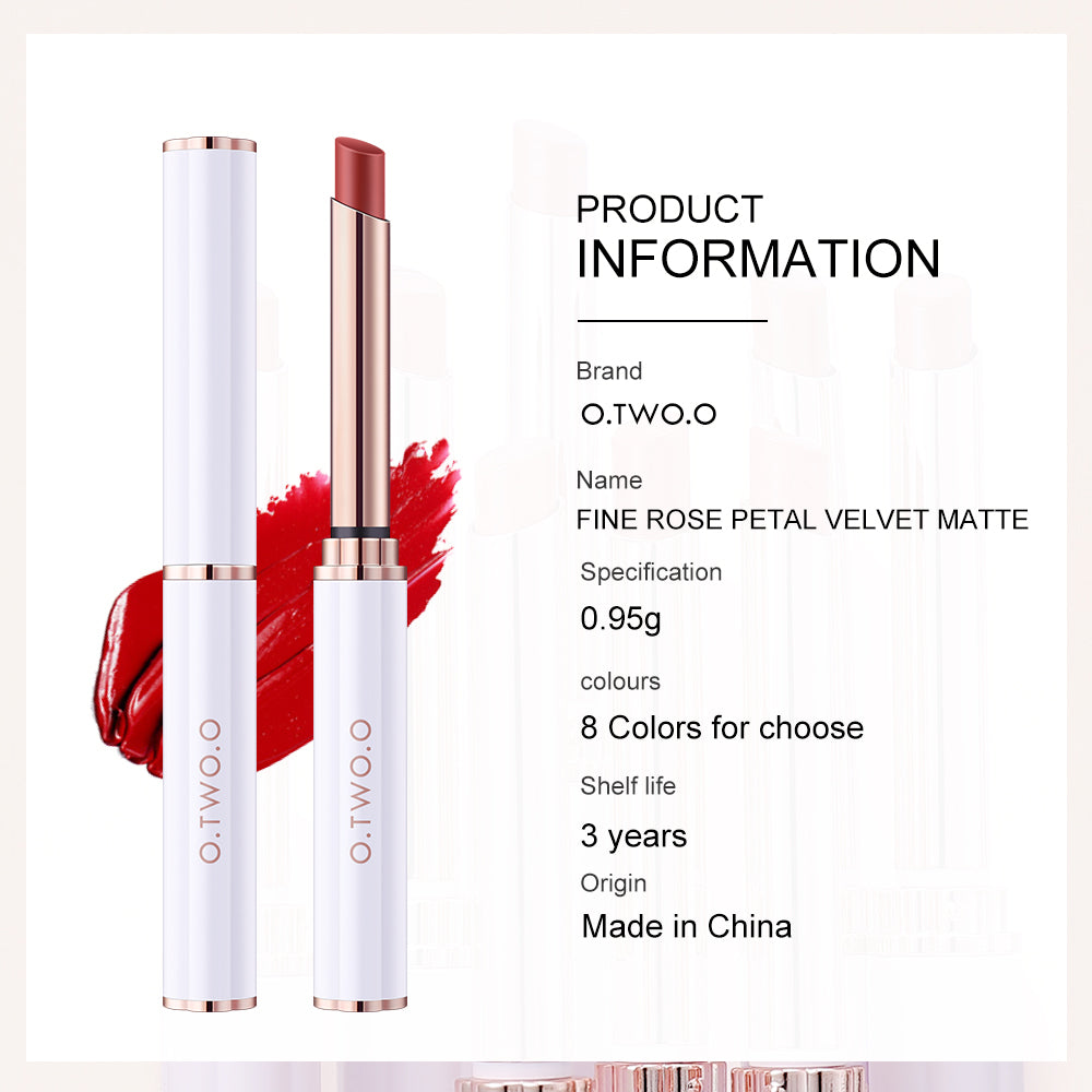 O.TWO.O Matte Lipstick thin tube