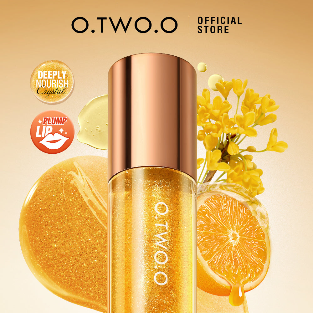 O.TWO.O Crystal Shiny Deeply Hydrates Repair Lip Oil For Dry Lips