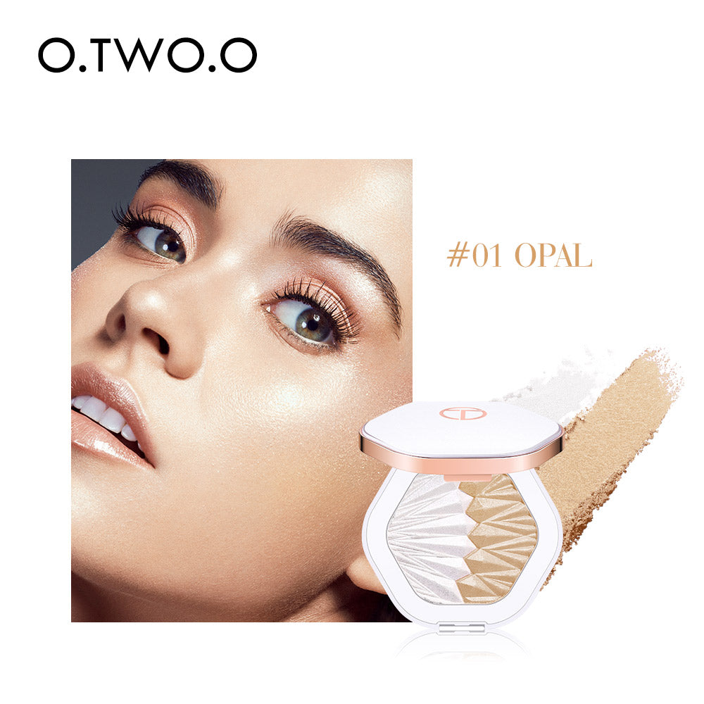 O.TWO. O Beauty Glowing Highlight Makeup High Quality Illuminating Pressed Powder