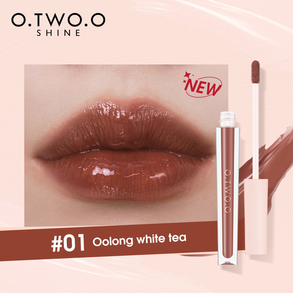 O.TWO.O SHINE Series 6 Colors Mirror and Smooth Lip Glaze