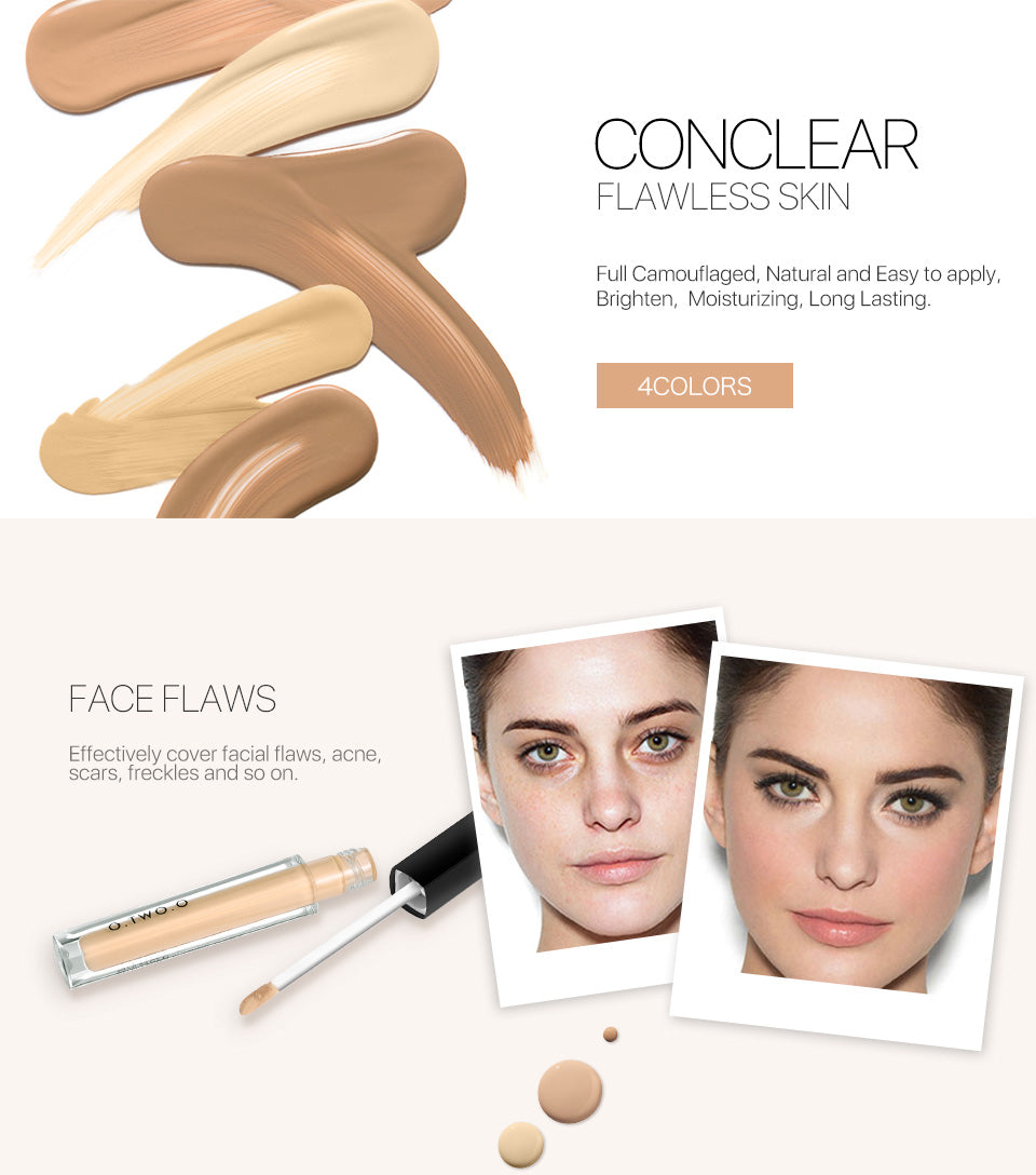 O.TWO.O Cosmetics Makeup Perfect Cover Face Concealer Makeup Liquid Concealer