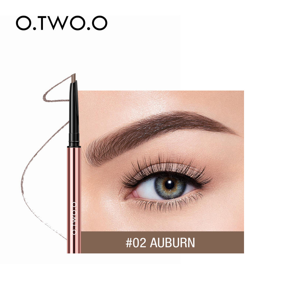 O.TWO.O High Quality Waterproof Precise Brow Definer 6 Colors Fine Triangle Eyebrow Pencil
