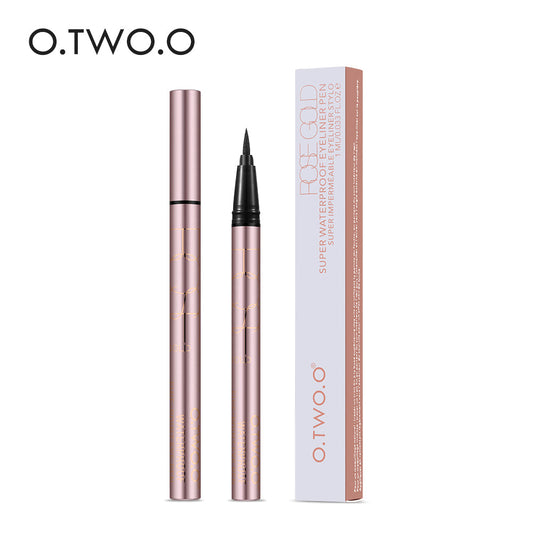 O.TWO.O Eyeliner Waterproof Black Liquid Eyeliner Pen Leak-proof Long Lasting Eye Liner
