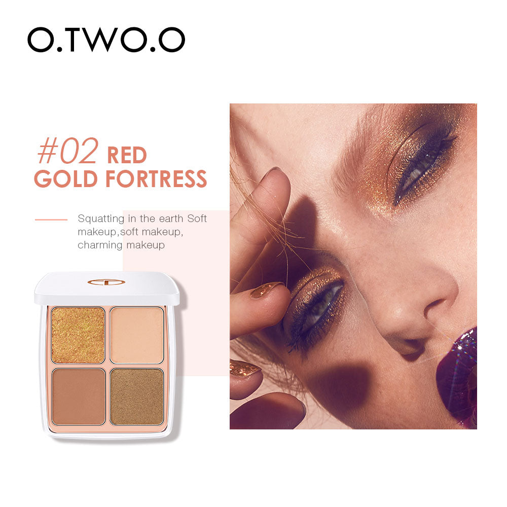 O.TWO.O Morocco series 4 color Eye Shadow Matte & Shimmer color