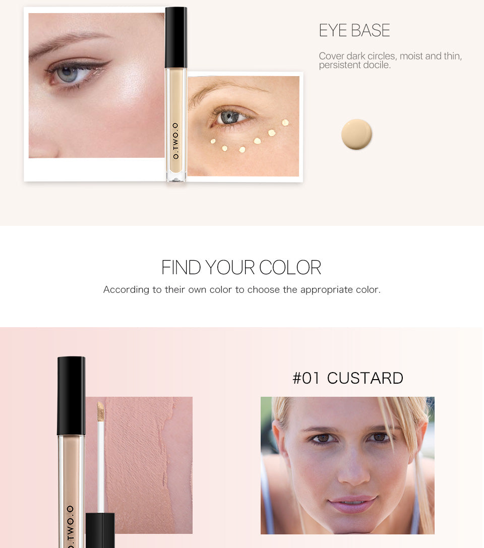 O.TWO.O Cosmetics Makeup Perfect Cover Face Concealer Makeup Liquid Concealer