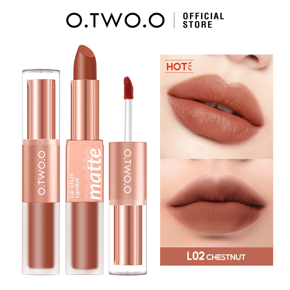 O.TWO.O  2 in 1 Lipstick Double Head Lipstick and Lip Mud