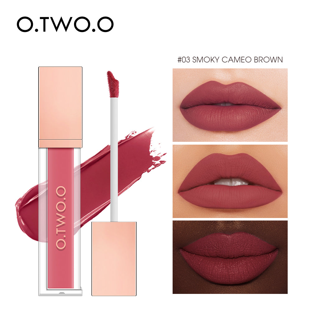 O.TWO.O New Arrival 12 Colors Matte and Strong Waterproof Lip Gloss