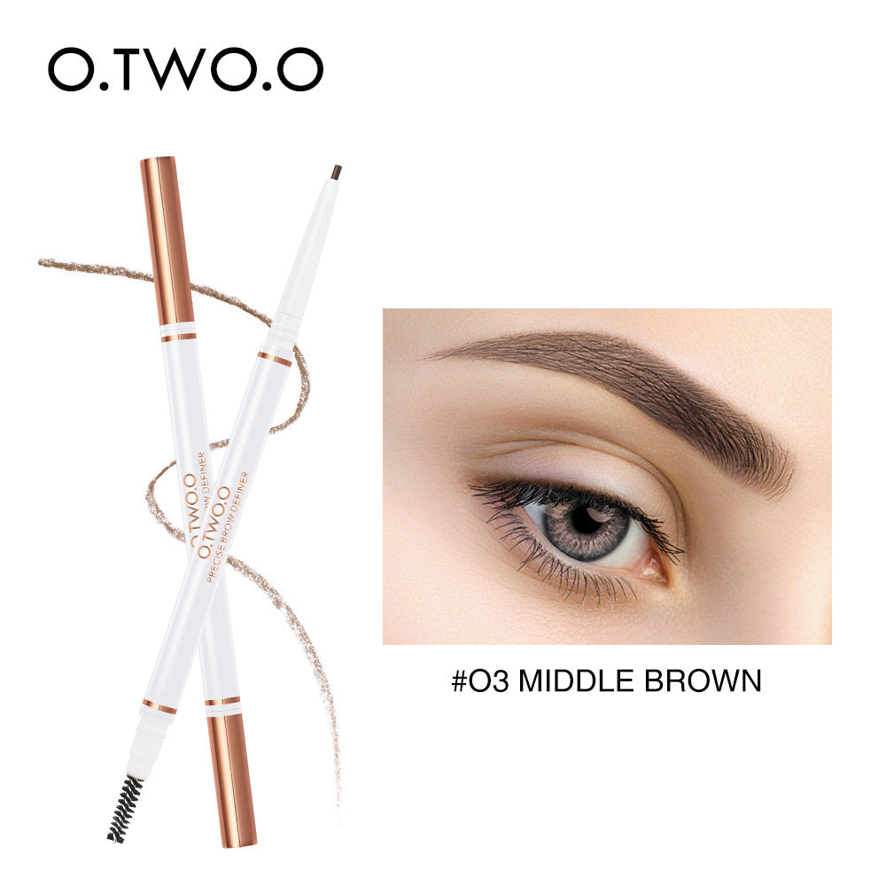 O.TWO.O 4 Popular Colors Microblading Eyebrow Pen Long Wearing Precise Brow Definer Makeup Eyebrow Pencil