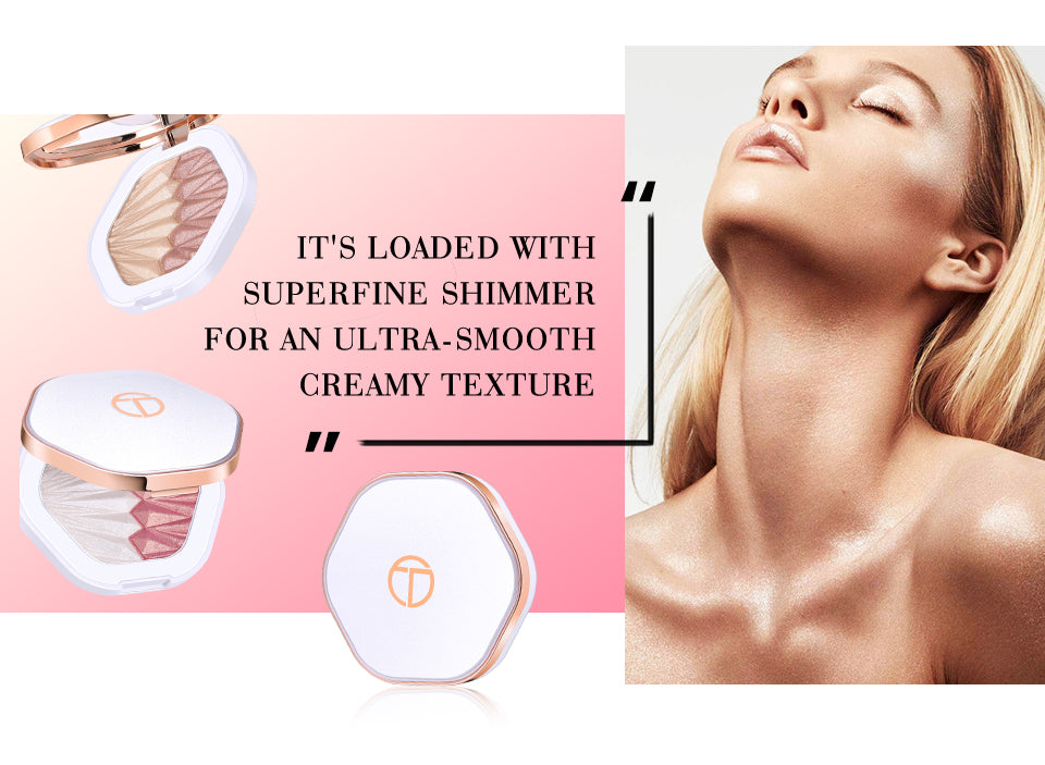 O.TWO. O Beauty Glowing Highlight Makeup High Quality Illuminating Pressed Powder