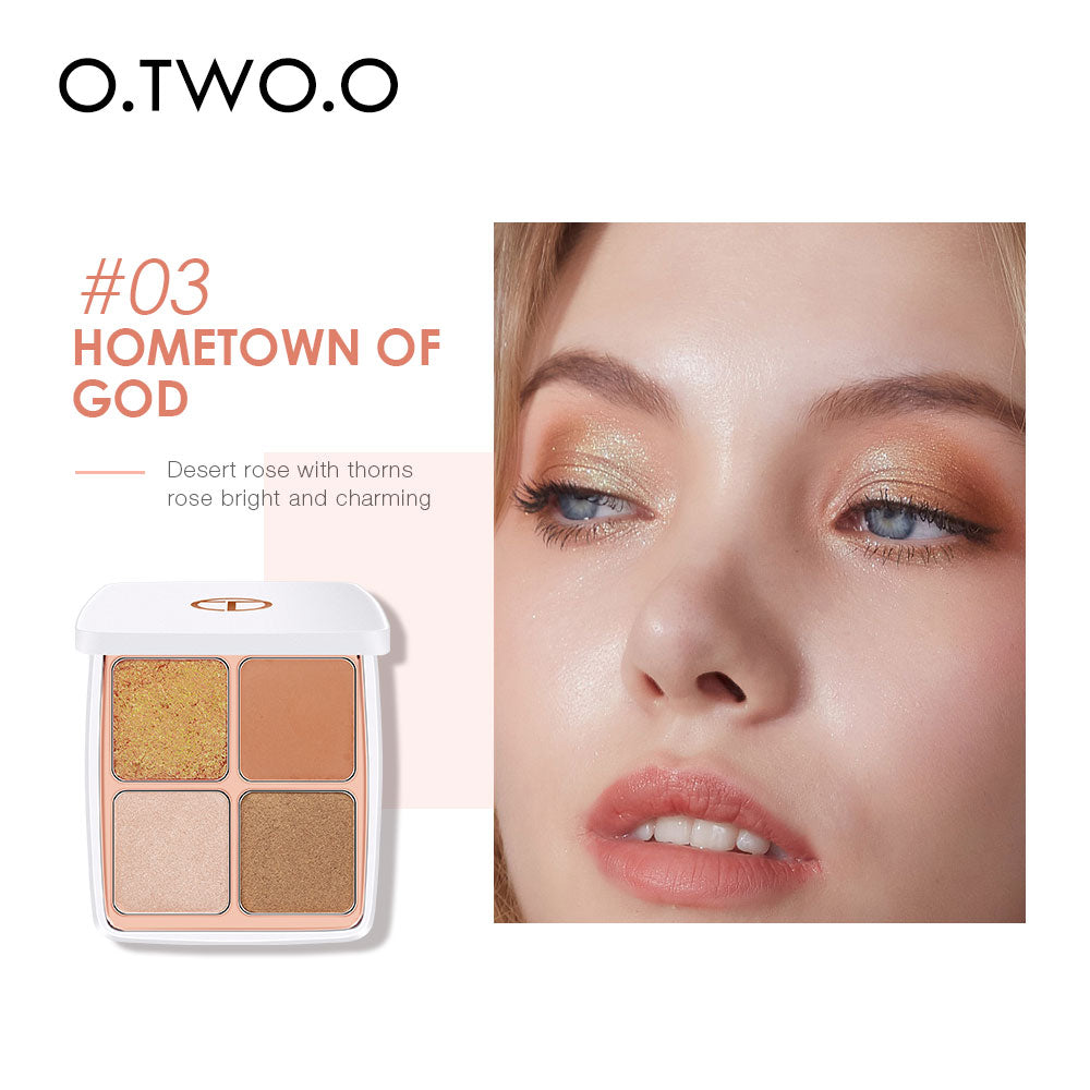 O.TWO.O Morocco series 4 color Eye Shadow Matte & Shimmer color