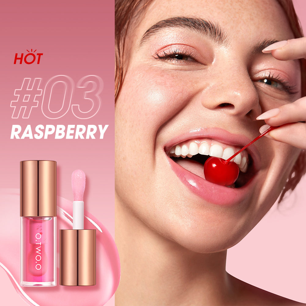 O.TWO.O Crystal Shiny Deeply Hydrates Repair Lip Oil For Dry Lips