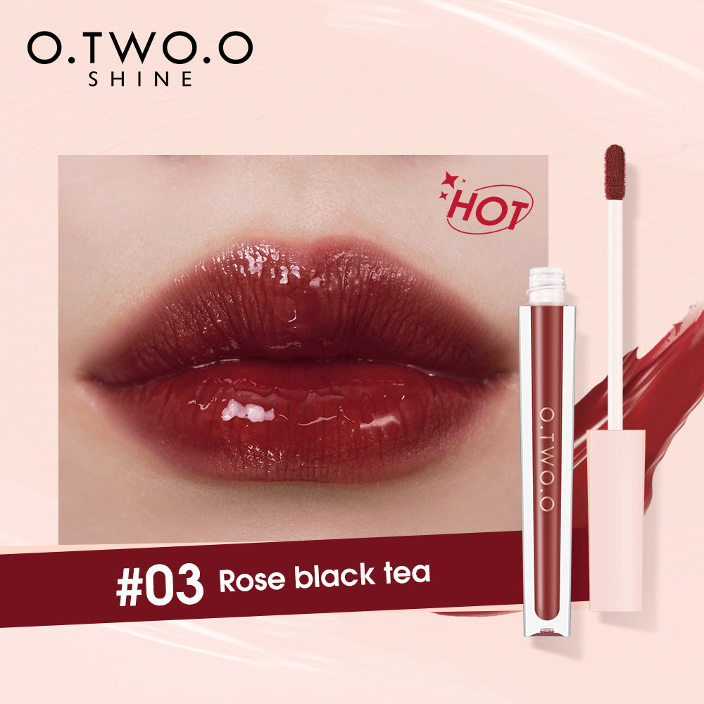 O.TWO.O SHINE Series 6 Colors Mirror and Smooth Lip Glaze