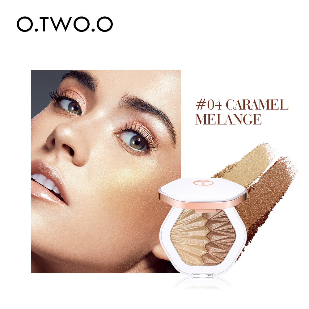 O.TWO. O Beauty Glowing Highlight Makeup High Quality Illuminating Pressed Powder