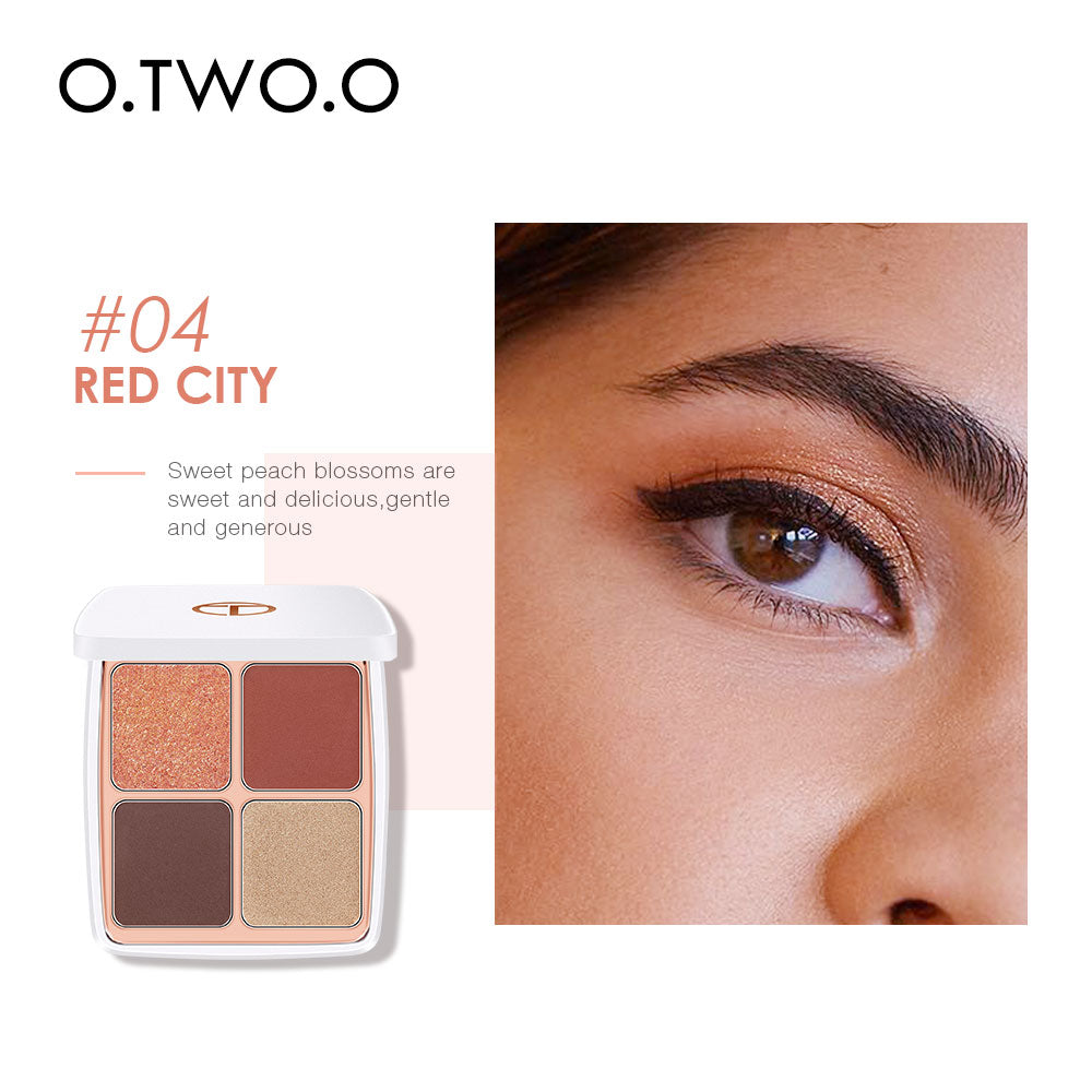 O.TWO.O Morocco series 4 color Eye Shadow Matte & Shimmer color