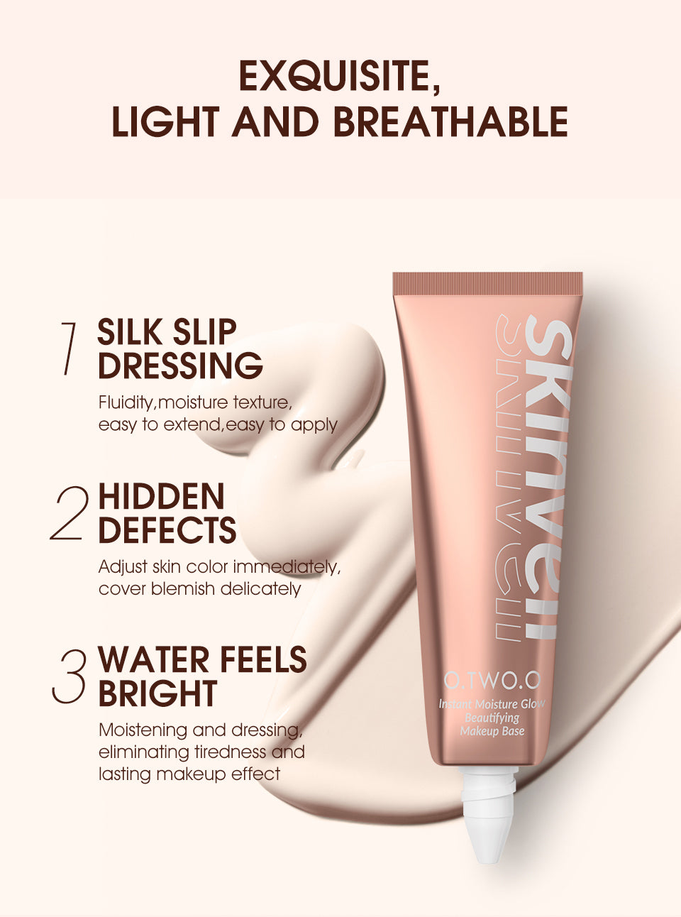 O.TWO.O New Arrival Makeup Base Face Isolation Cream