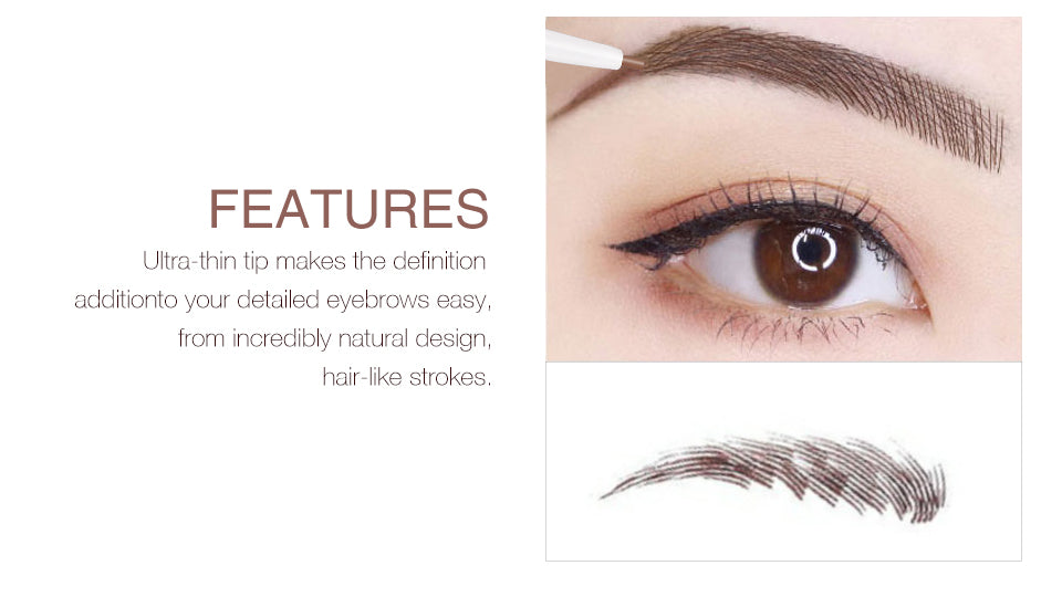O.TWO.O 4 Popular Colors Microblading Eyebrow Pen Long Wearing Precise Brow Definer Makeup Eyebrow Pencil