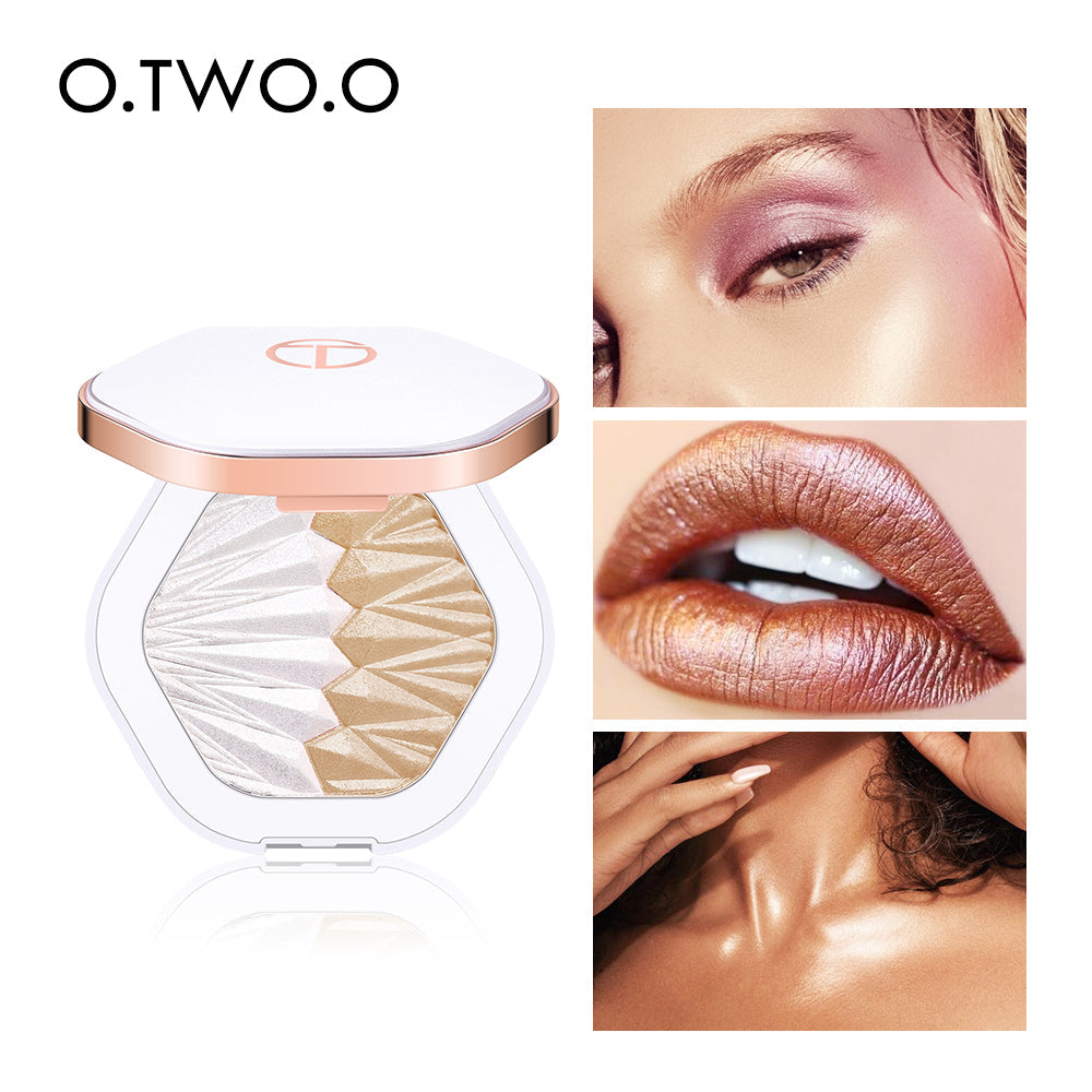 O.TWO. O Beauty Glowing Highlight Makeup High Quality Illuminating Pressed Powder