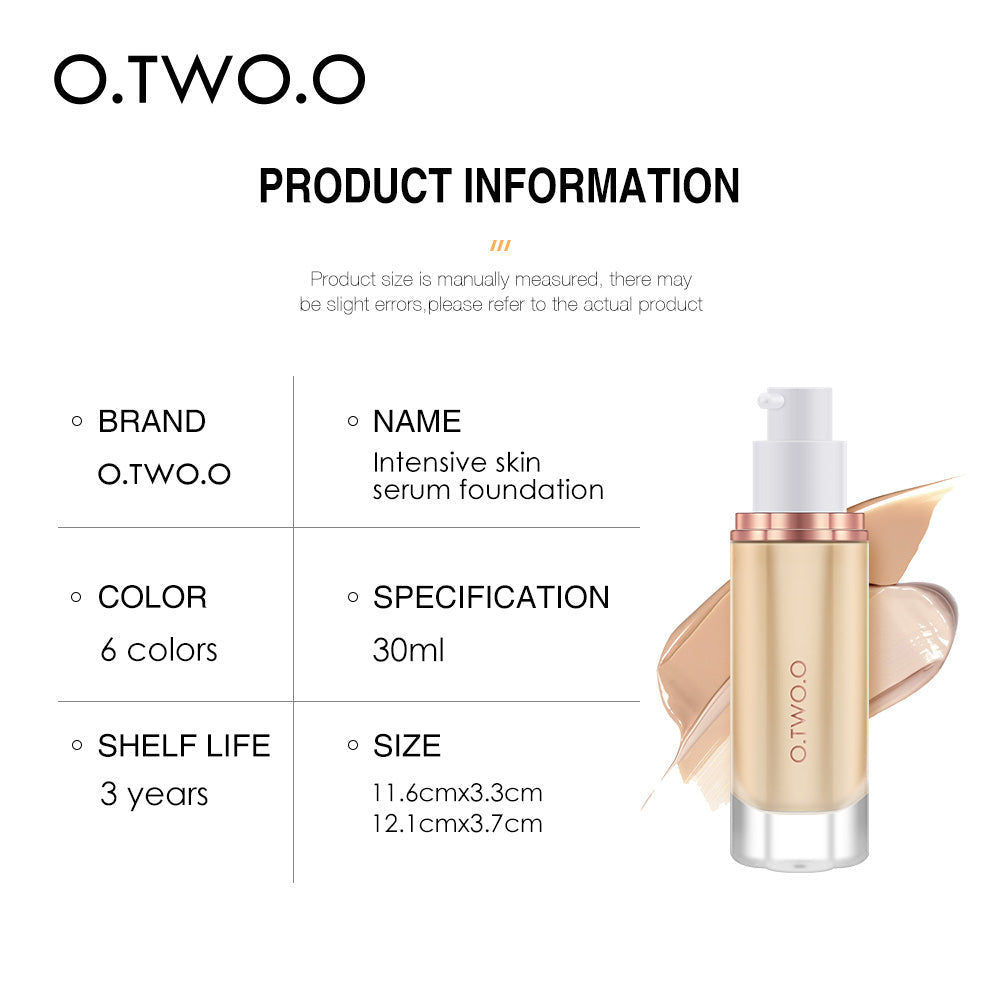 O.TWO.O Full Coverage Whitening Sweat Liquid Foundation