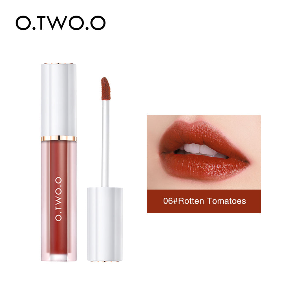 O.TWO.O Matte & Moisturize Air Misty Mousse Lip Gloss with 8 colors