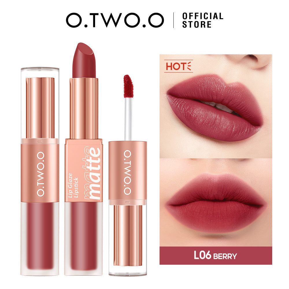 O.TWO.O  2 in 1 Lipstick Double Head Lipstick and Lip Mud