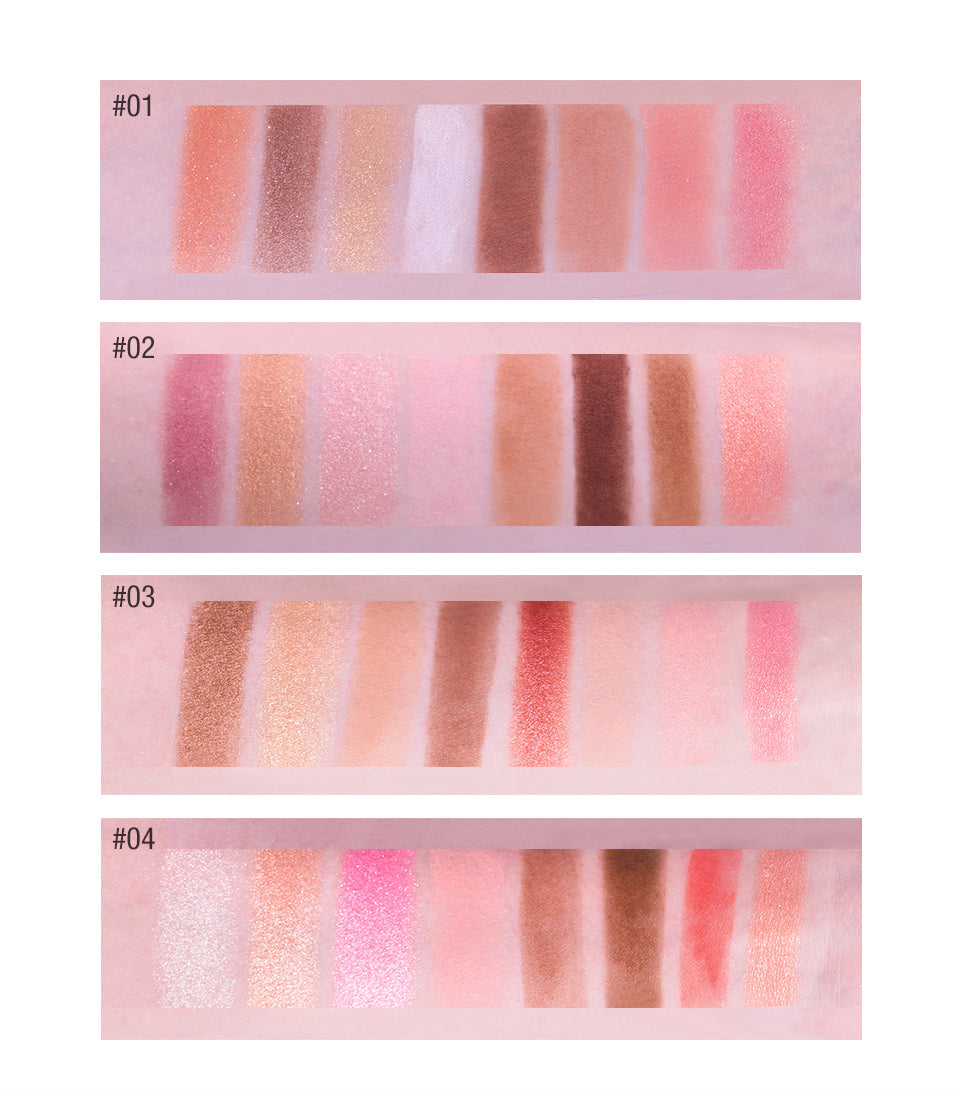 O.TWO.O Rich Color Shimmer Glitter Eyeshadow Blusher Highlight and Countour Palette