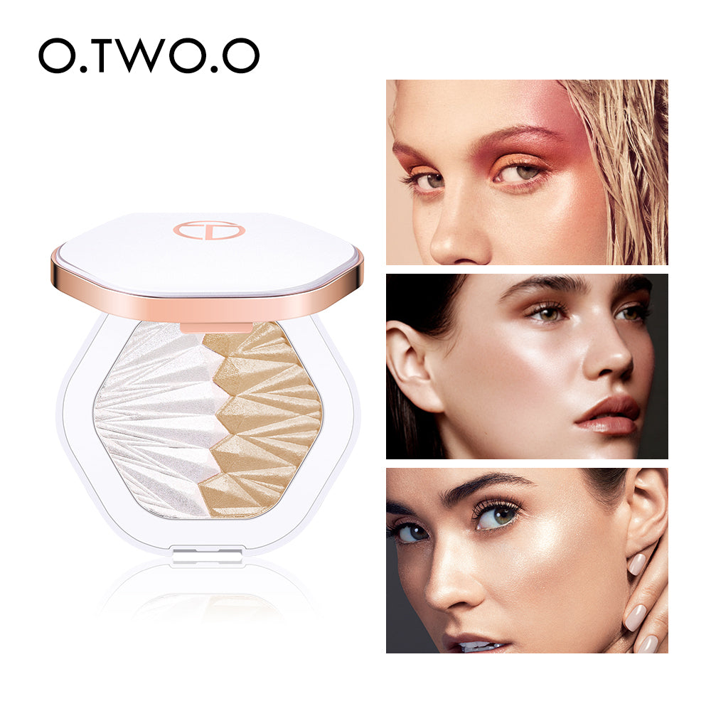 O.TWO. O Beauty Glowing Highlight Makeup High Quality Illuminating Pressed Powder