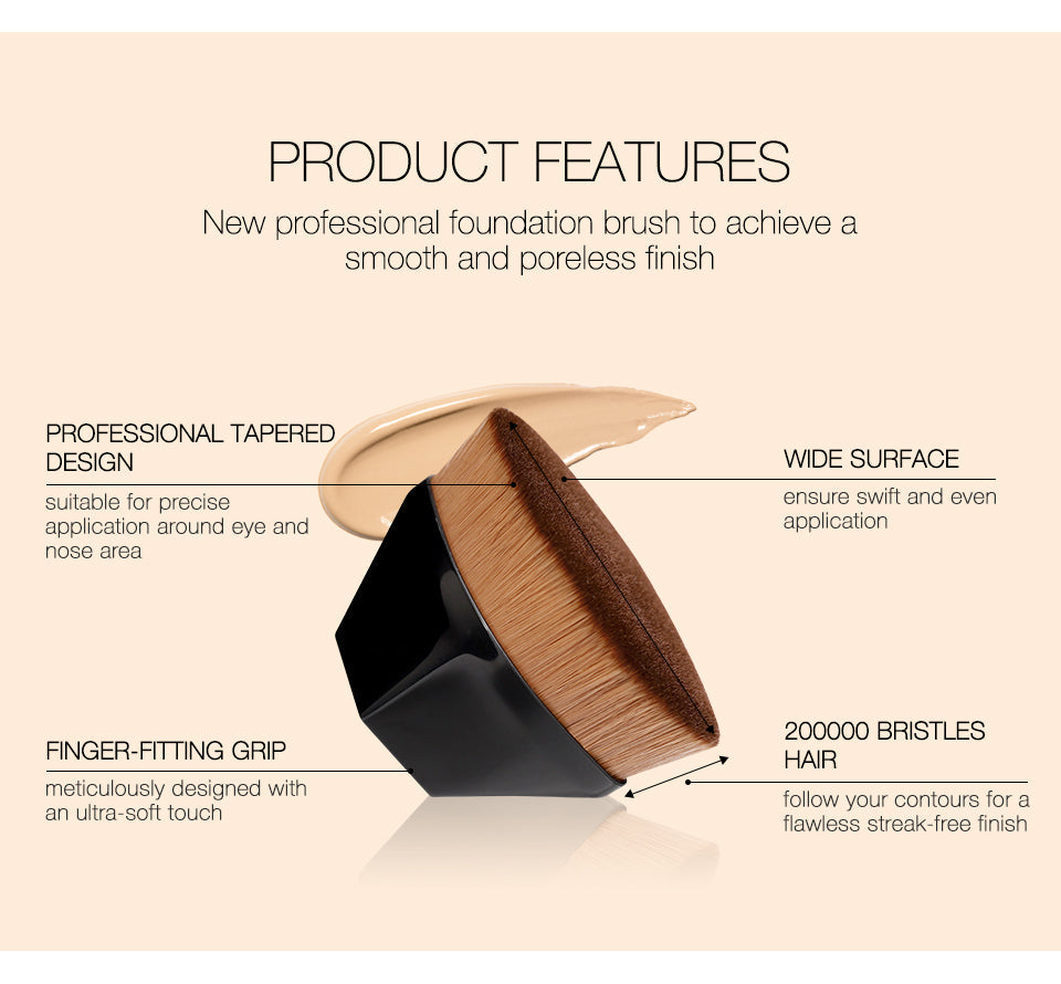 O.TWO.O High Quality Fine Artificial Foundation Brush