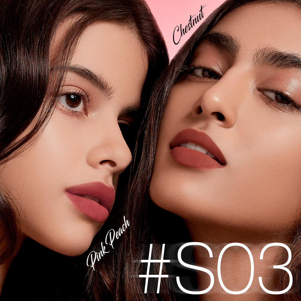 O.TWO.O Lip Makeup Set with 3 Differents Colors Matte and Long Lasting Lip Gloss Set