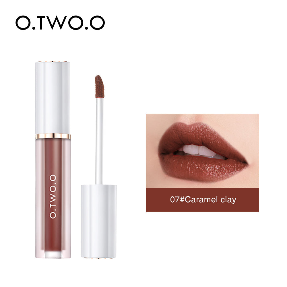 O.TWO.O Matte & Moisturize Air Misty Mousse Lip Gloss with 8 colors