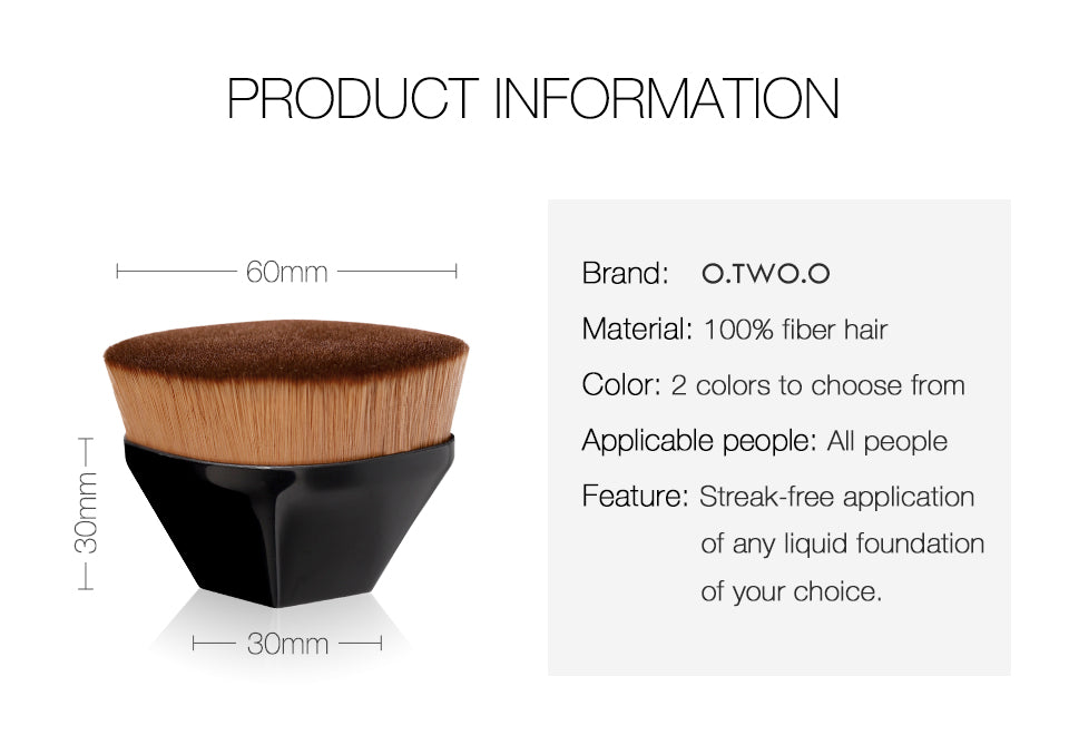 O.TWO.O High Quality Fine Artificial Foundation Brush