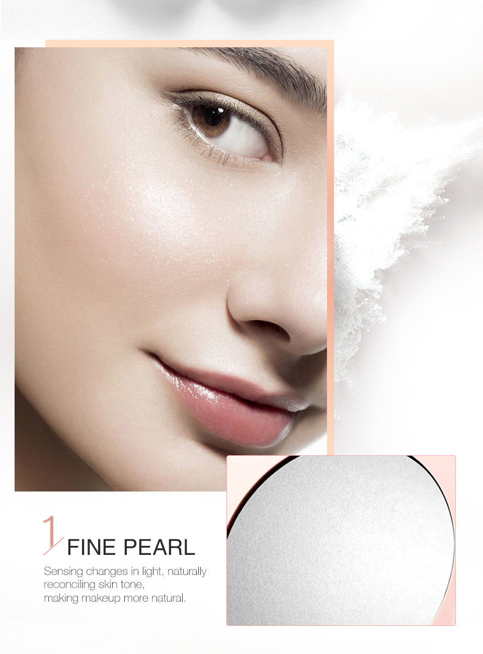 O.TWO.O New Arrival High Quality Light Silky Smooth Pressed Powder