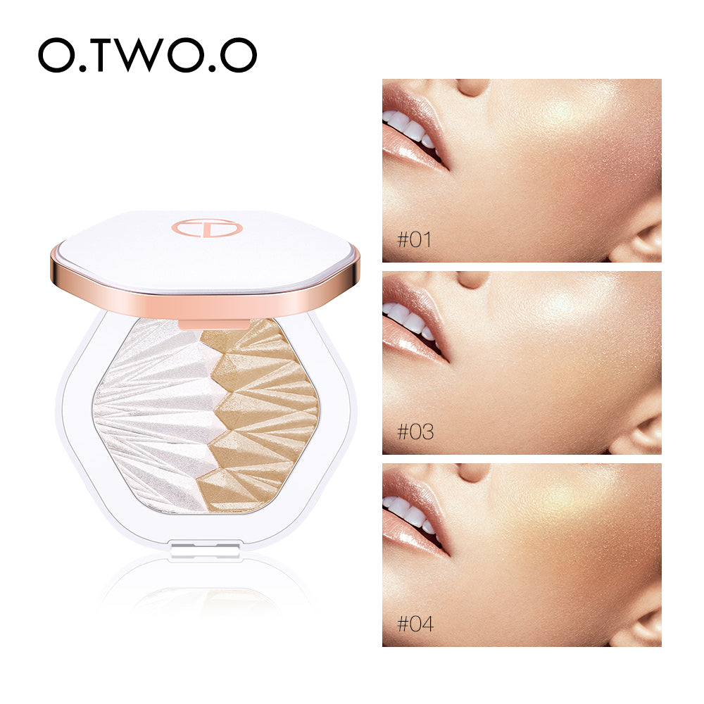 O.TWO. O Beauty Glowing Highlight Makeup High Quality Illuminating Pressed Powder