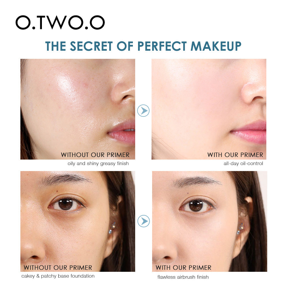 O.TWO.O Christal Moisturizing Makeup Face Primer Oil Control Smooth Texture Hydrating Makeup Primer Wholesale
