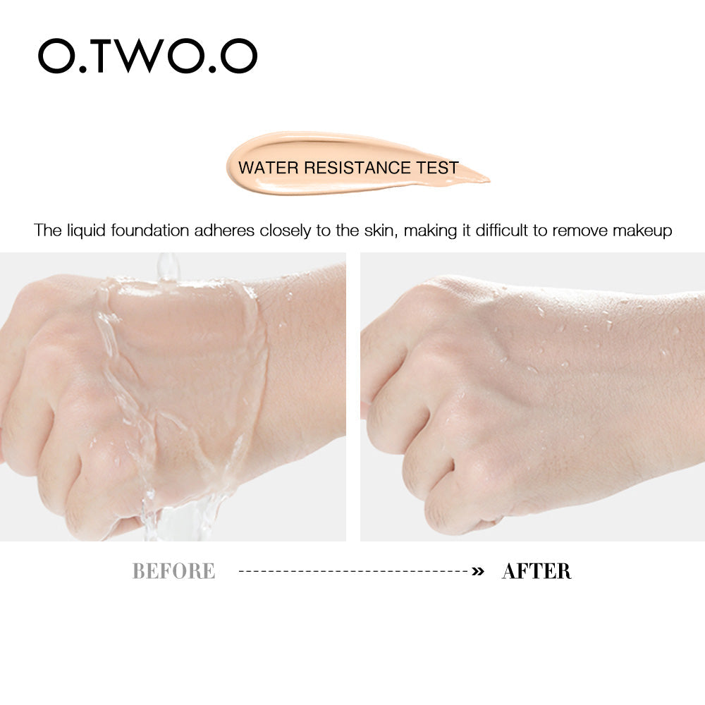 O.TWO.O Full Coverage Whitening Sweat Liquid Foundation
