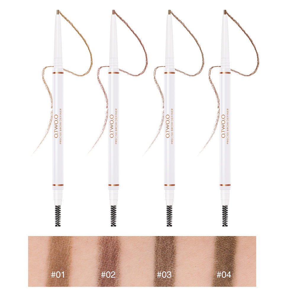 O.TWO.O 4 Popular Colors Microblading Eyebrow Pen Long Wearing Precise Brow Definer Makeup Eyebrow Pencil